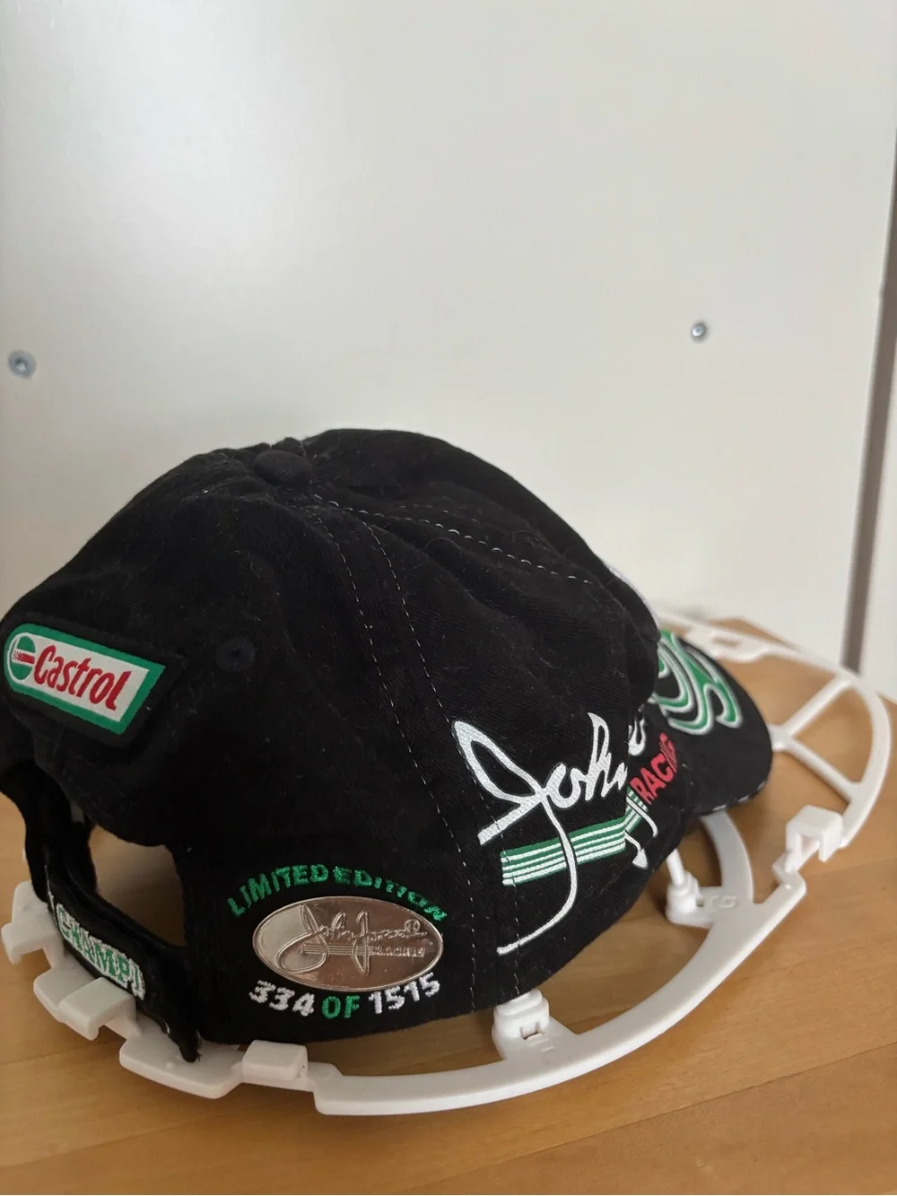 John Force 15 Black & Green Racing Cap